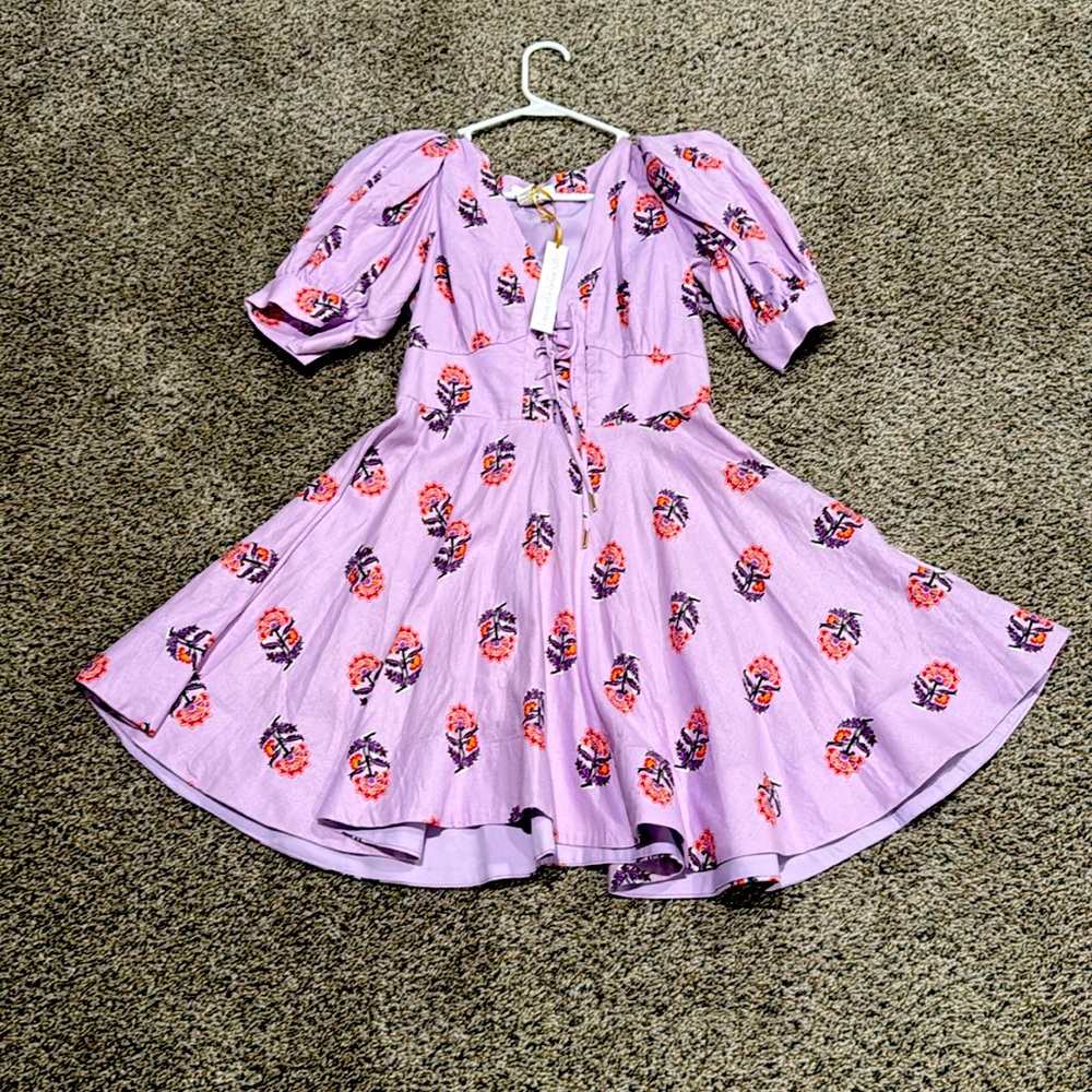House of Harlow 1960 Purple Floral Dress